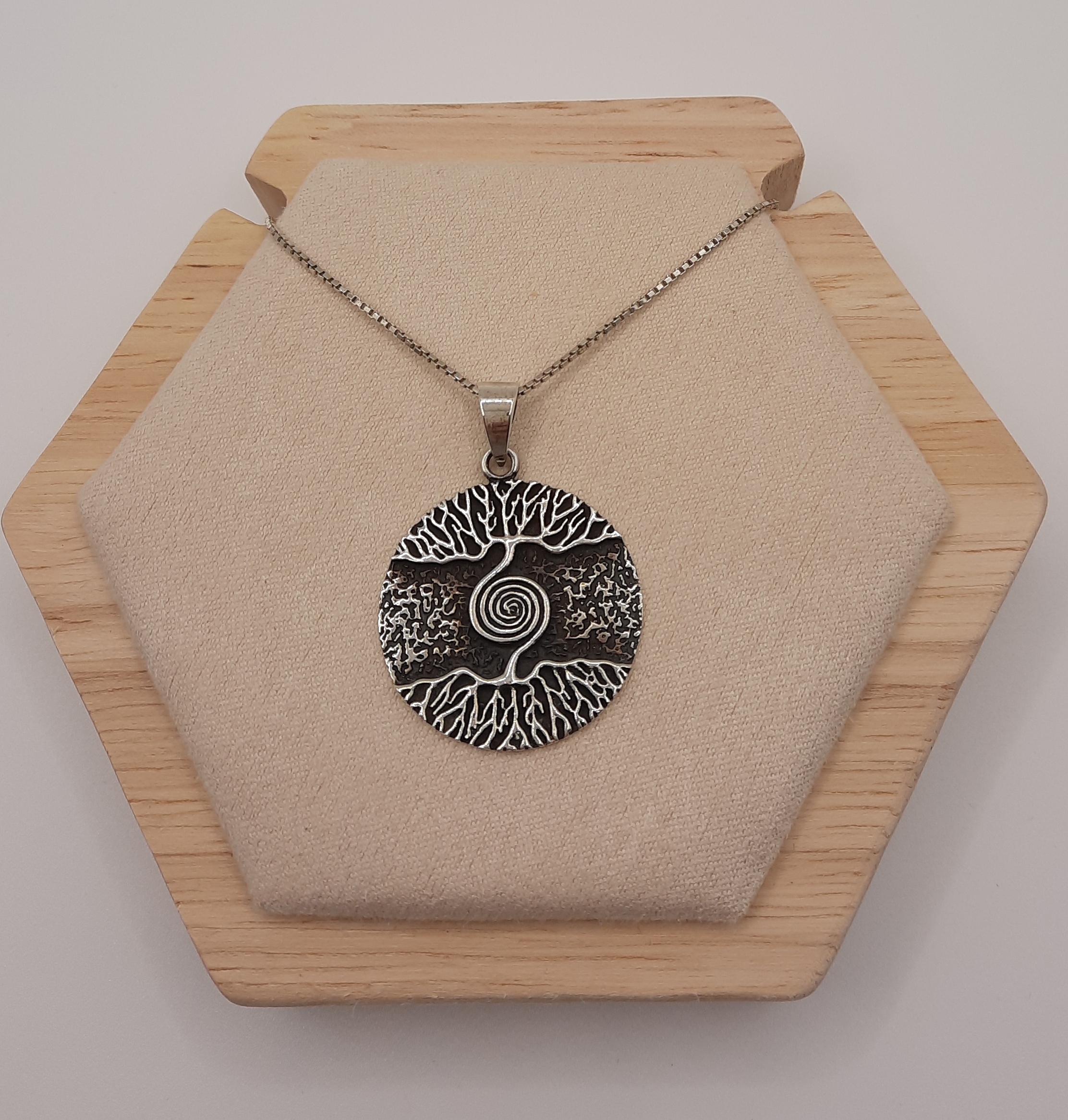 Sterling Silver Tree of Life Pendant and Chain