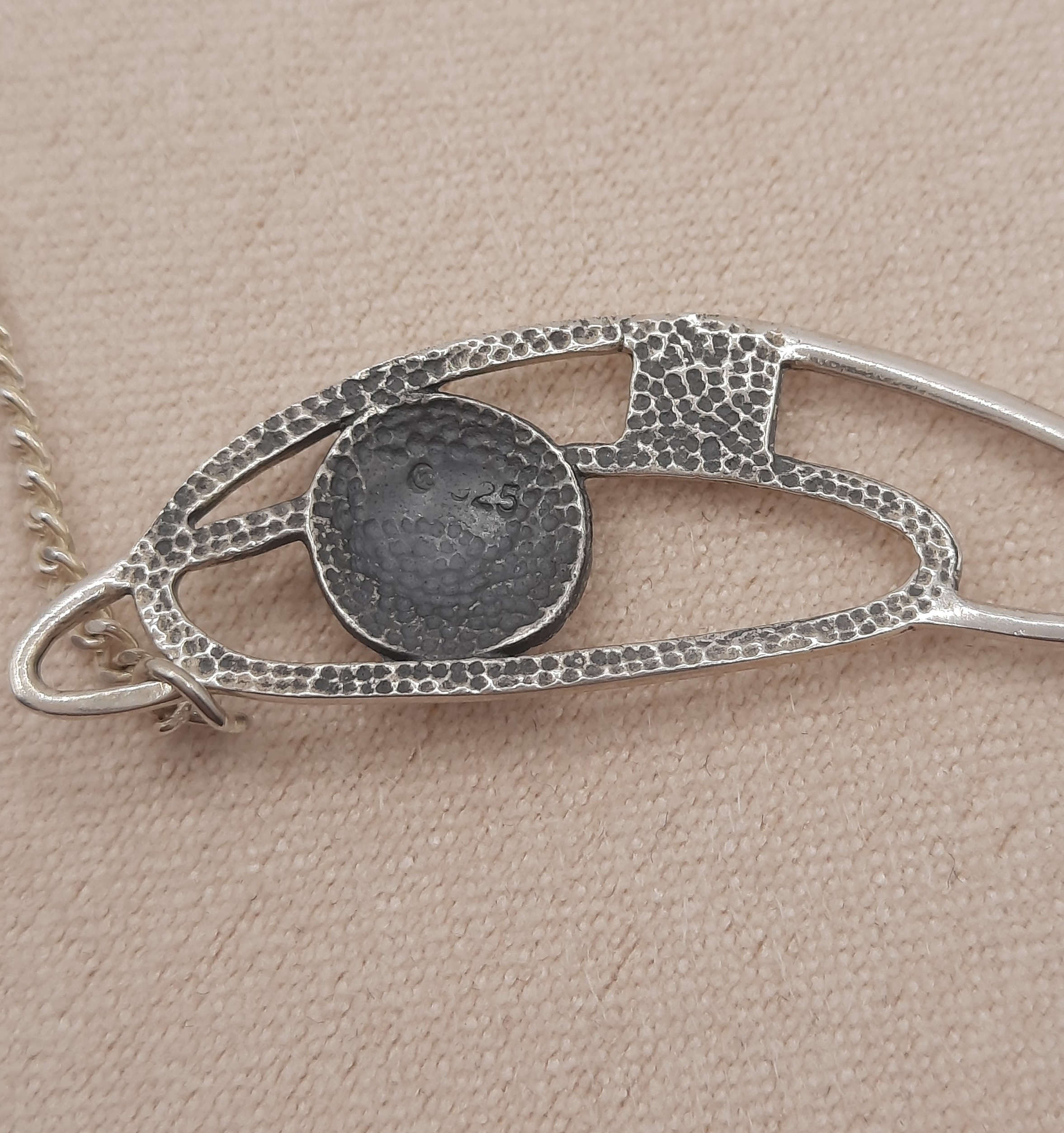 Ortak Sterling Silver Necklace in Rennie Mackintosh Design in Original Box
