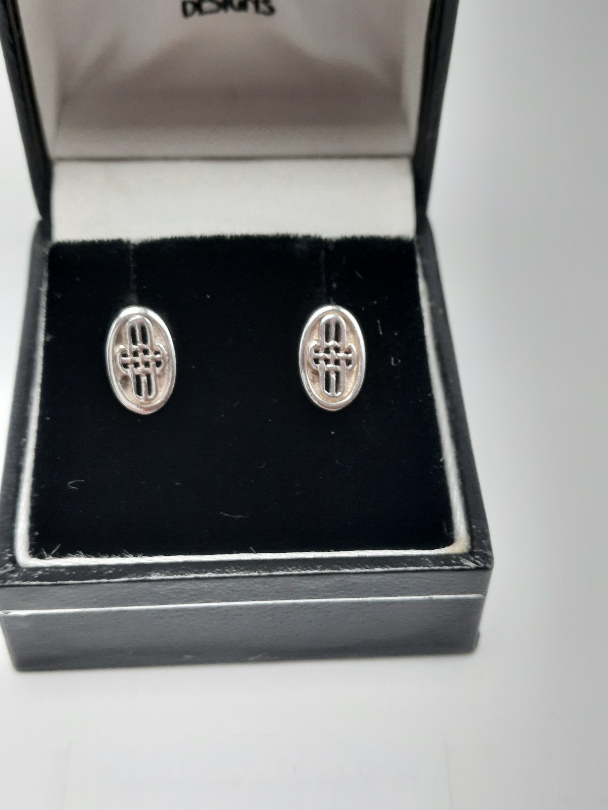 Sterling Silver Stud Earrings from the Roses Collection - Rennie Mackintosh
