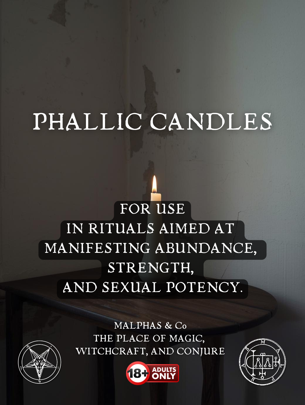 Phallic Spell Candle