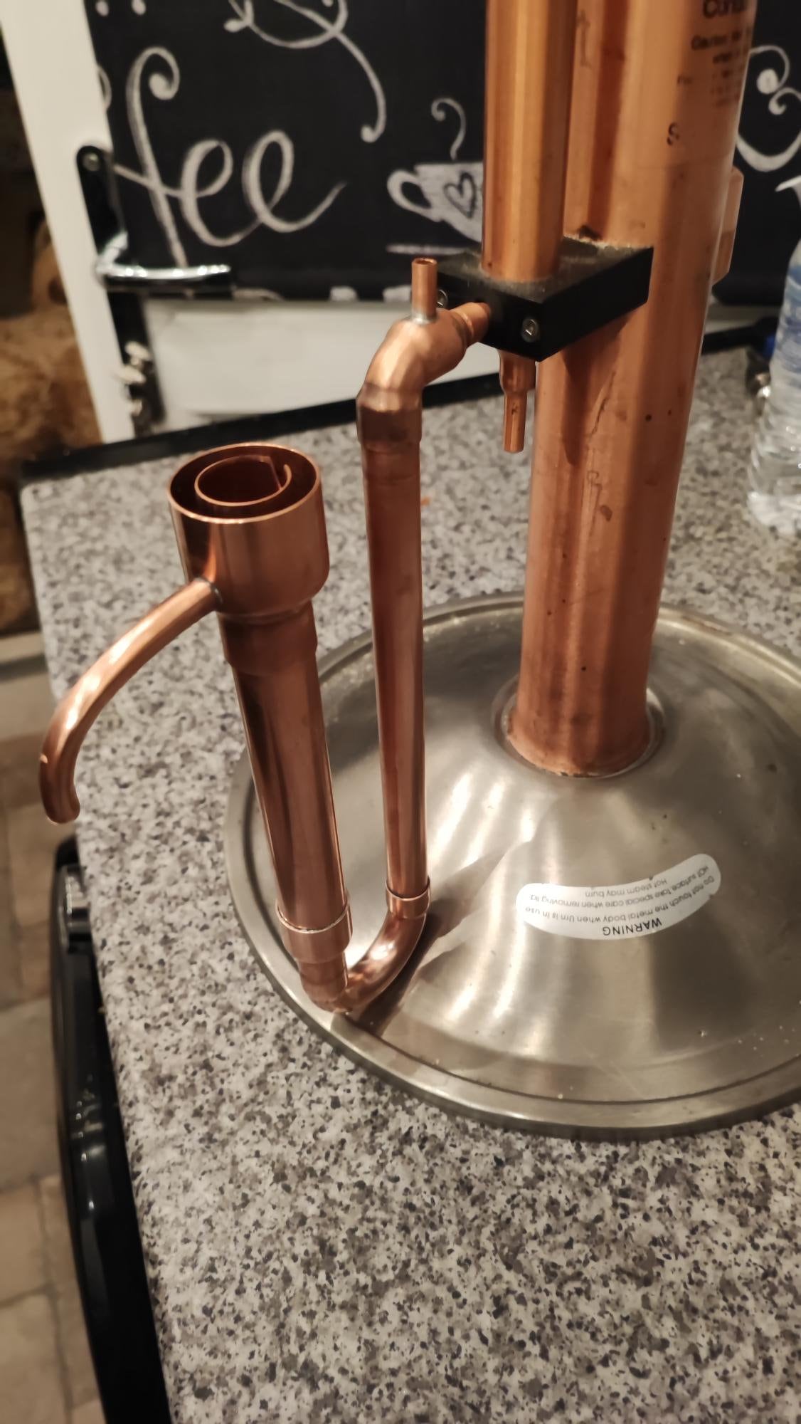 Small Copper Parrot head attachment for the T500 - Love Brewing