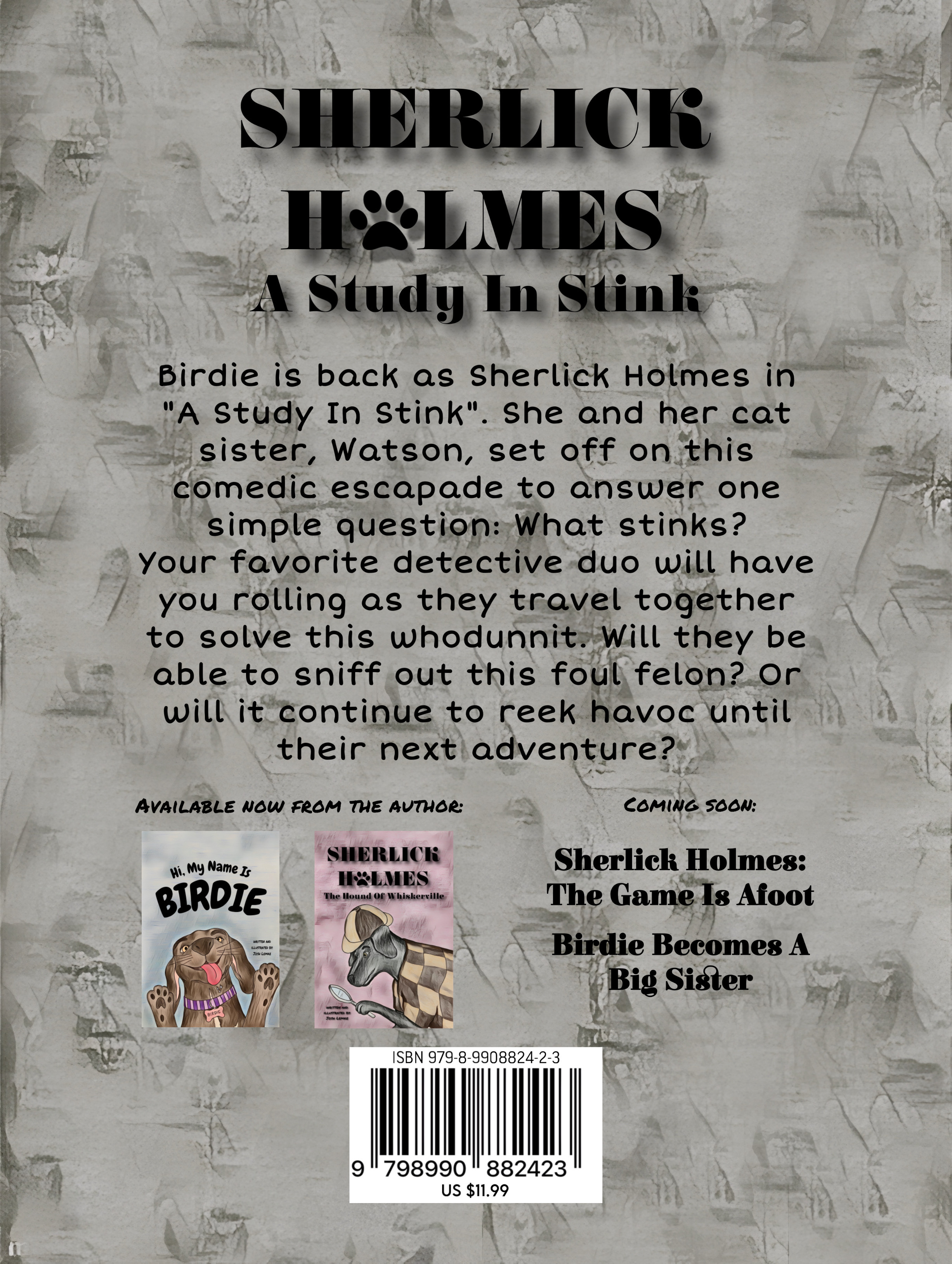 NEW! Sherlick Holmes: A Study In Stink