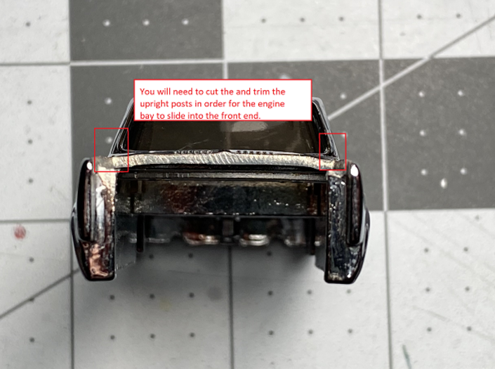 '83 Silverado Frame with Engine Bay & V8