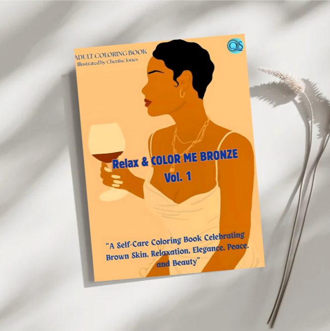 Relax & Color Me Bronze Coloring Book for Adults