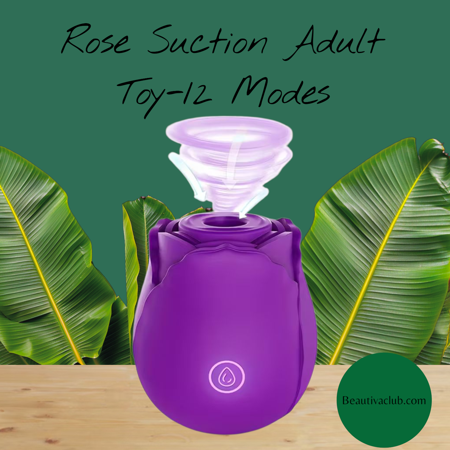 Sucking Rose Vibrator - Adult with 10 Sucking & Vibrator Modes for Women