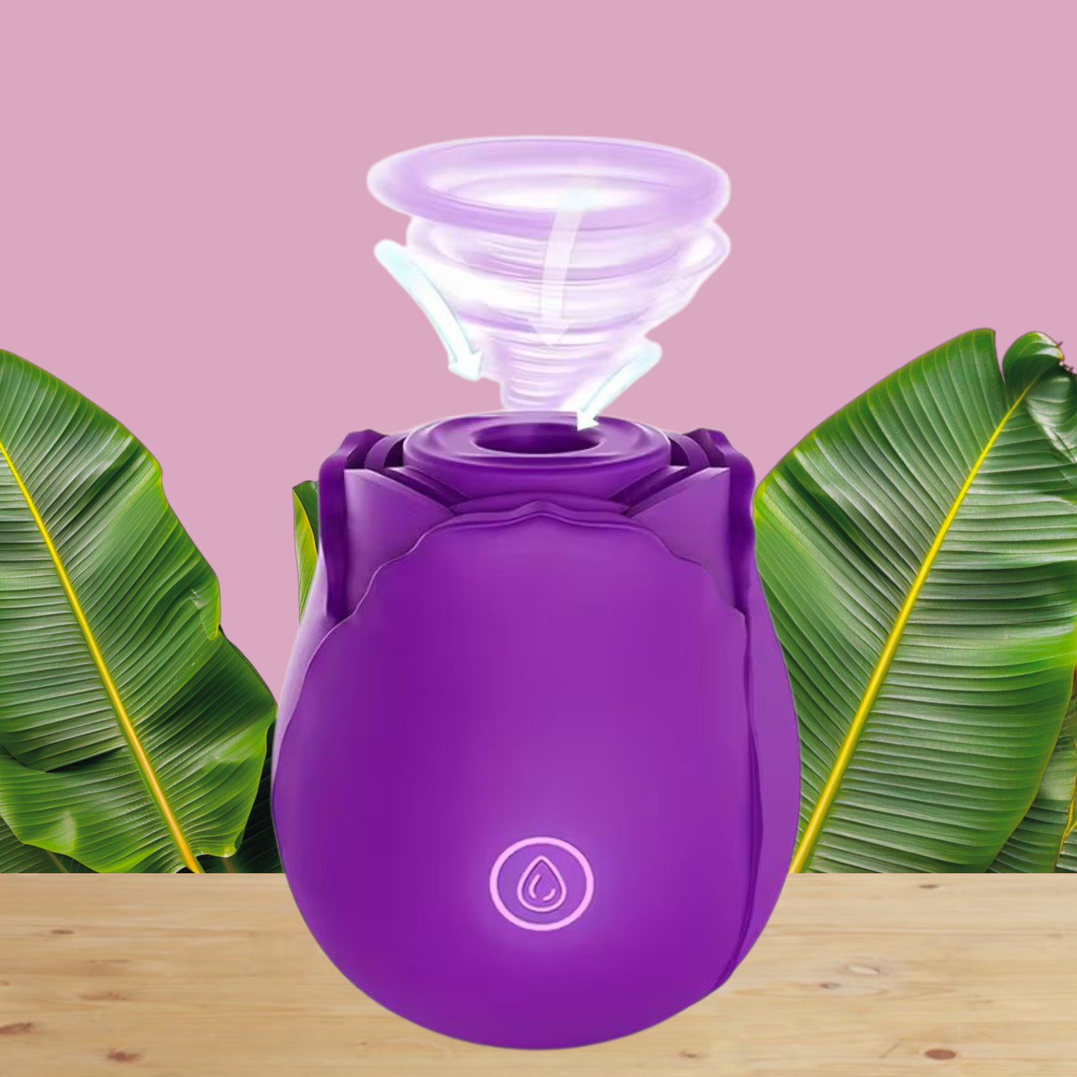 Sucking Rose Vibrator - Adult with 10 Sucking & Vibrator Modes for Women