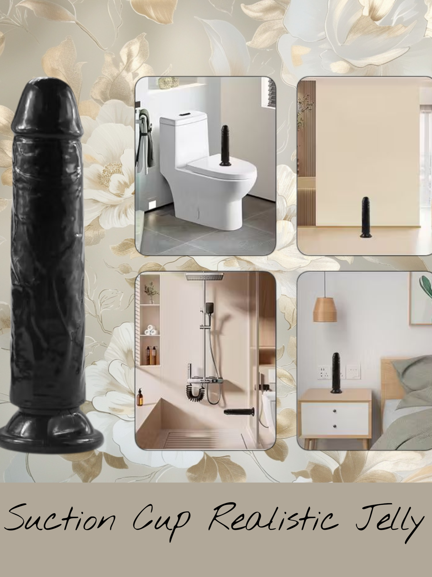 1pc Realistic Jelly Dildos Suction Cup