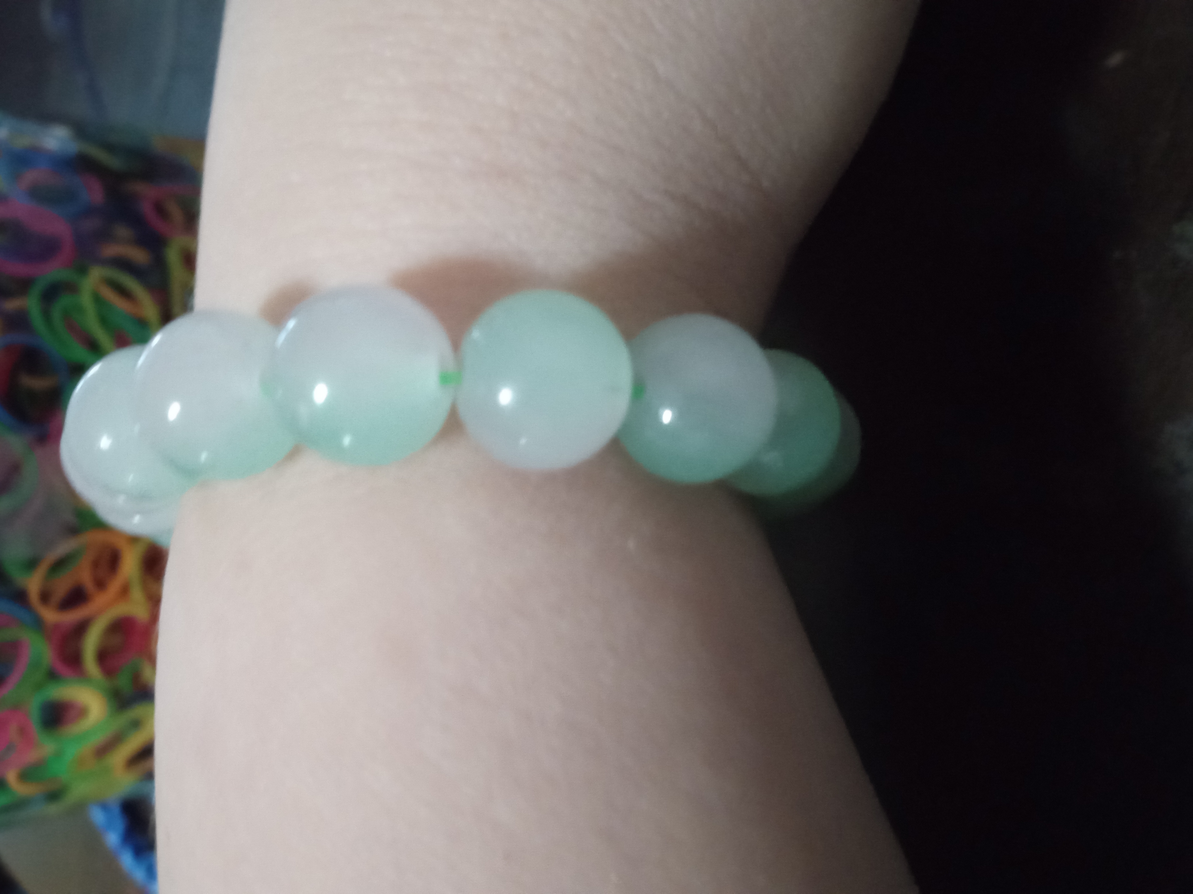 Glass stone bracelets