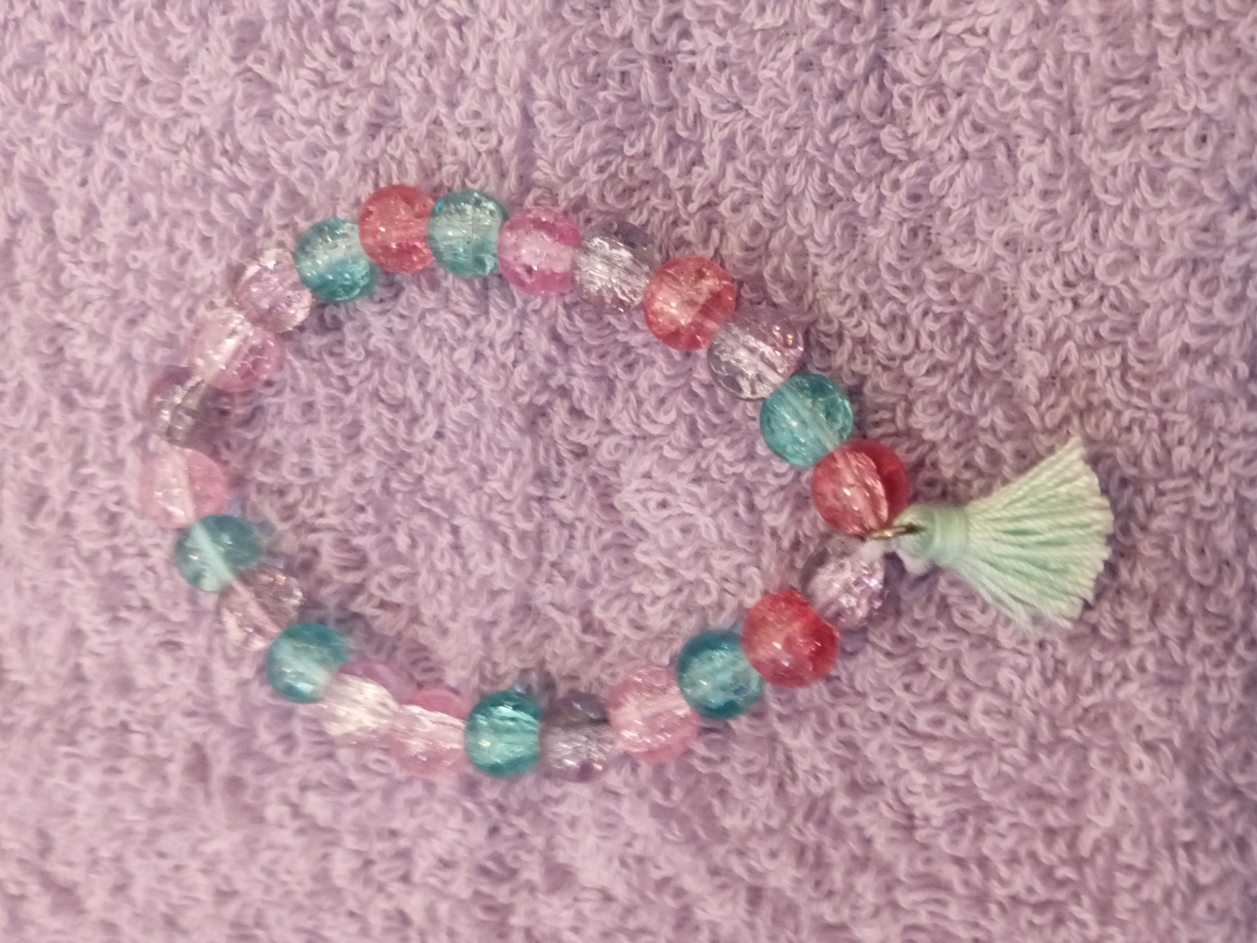Glass stone bracelets