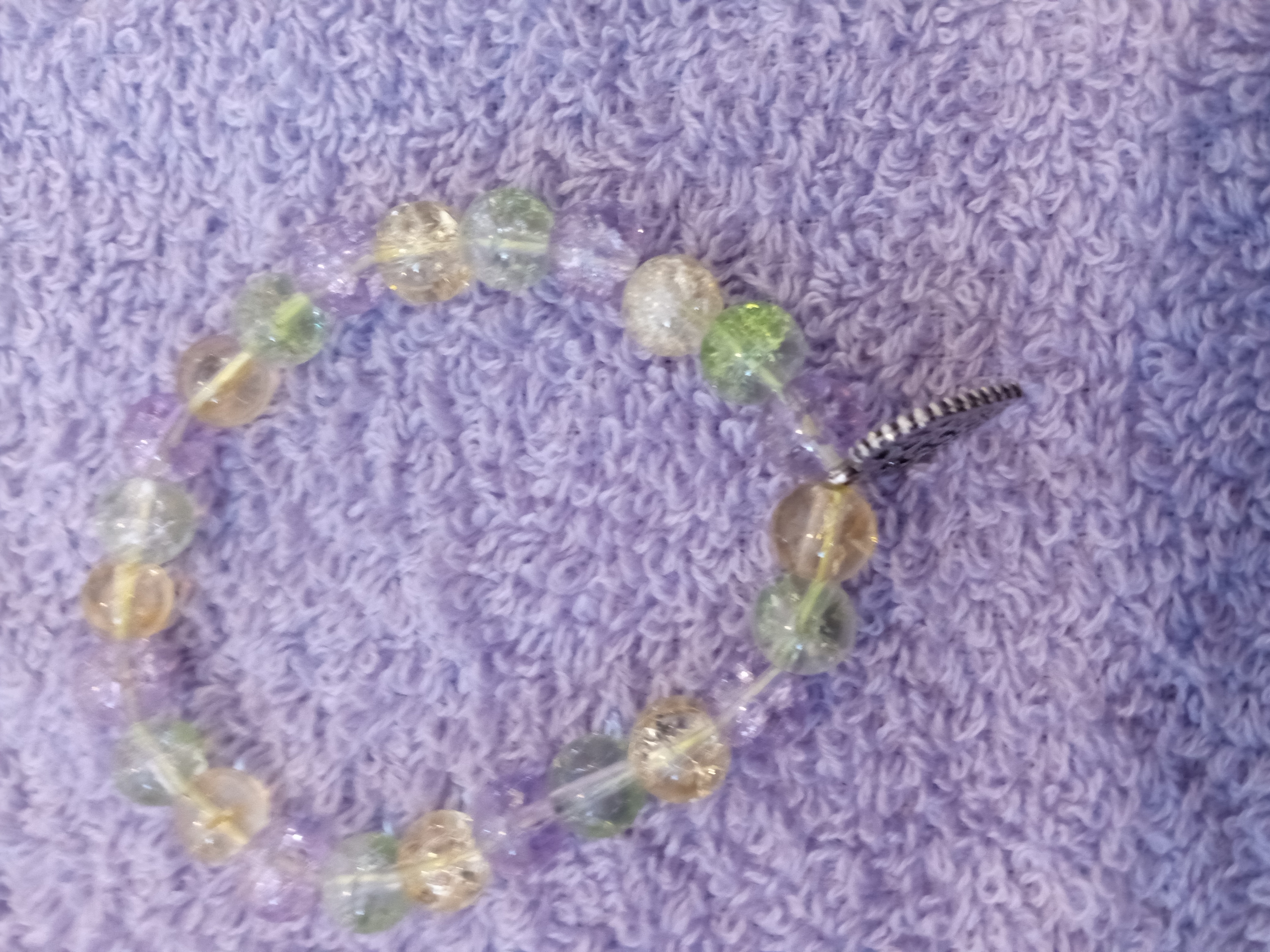 Glass stone bracelets