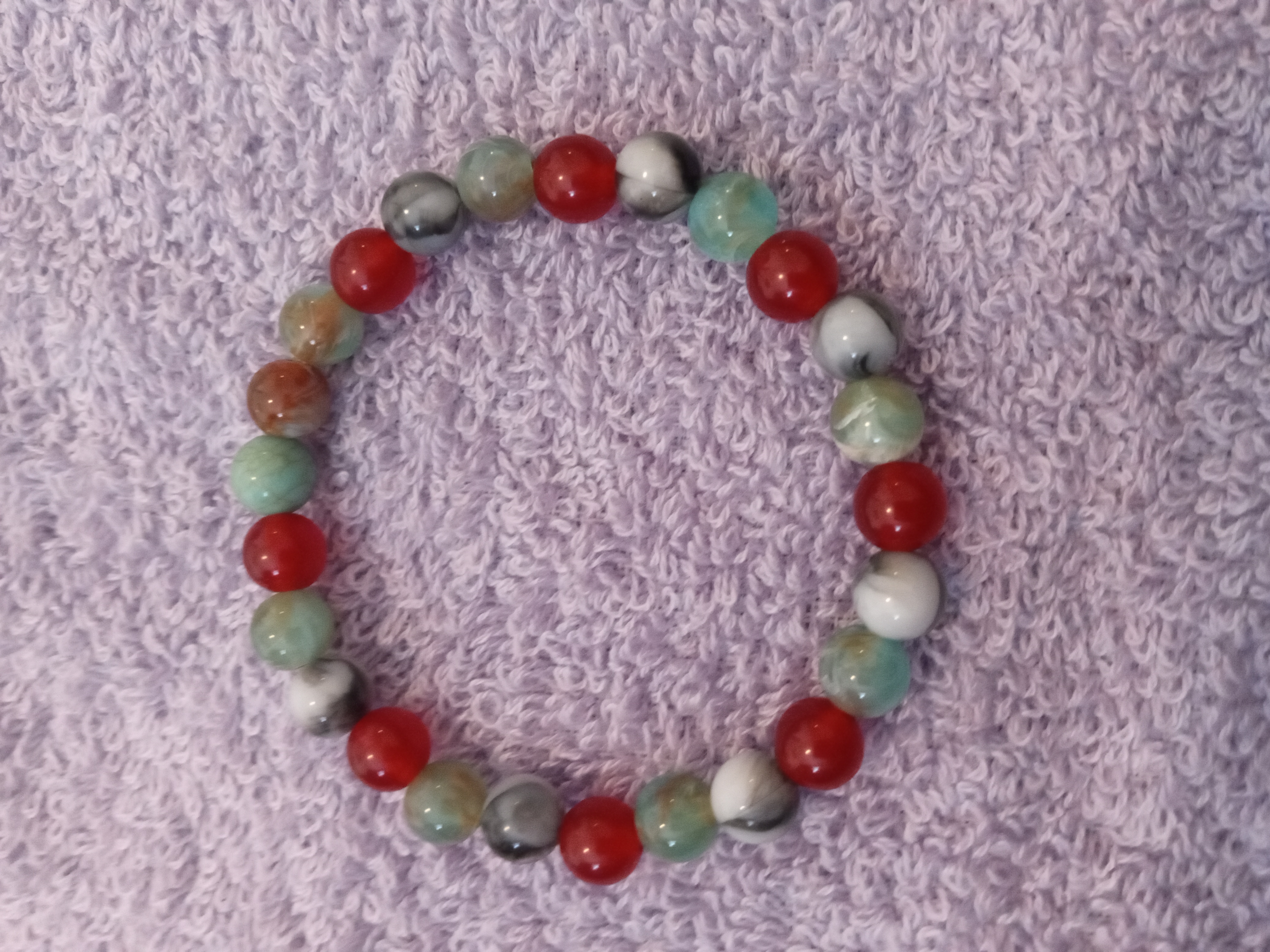 Glass stone bracelets
