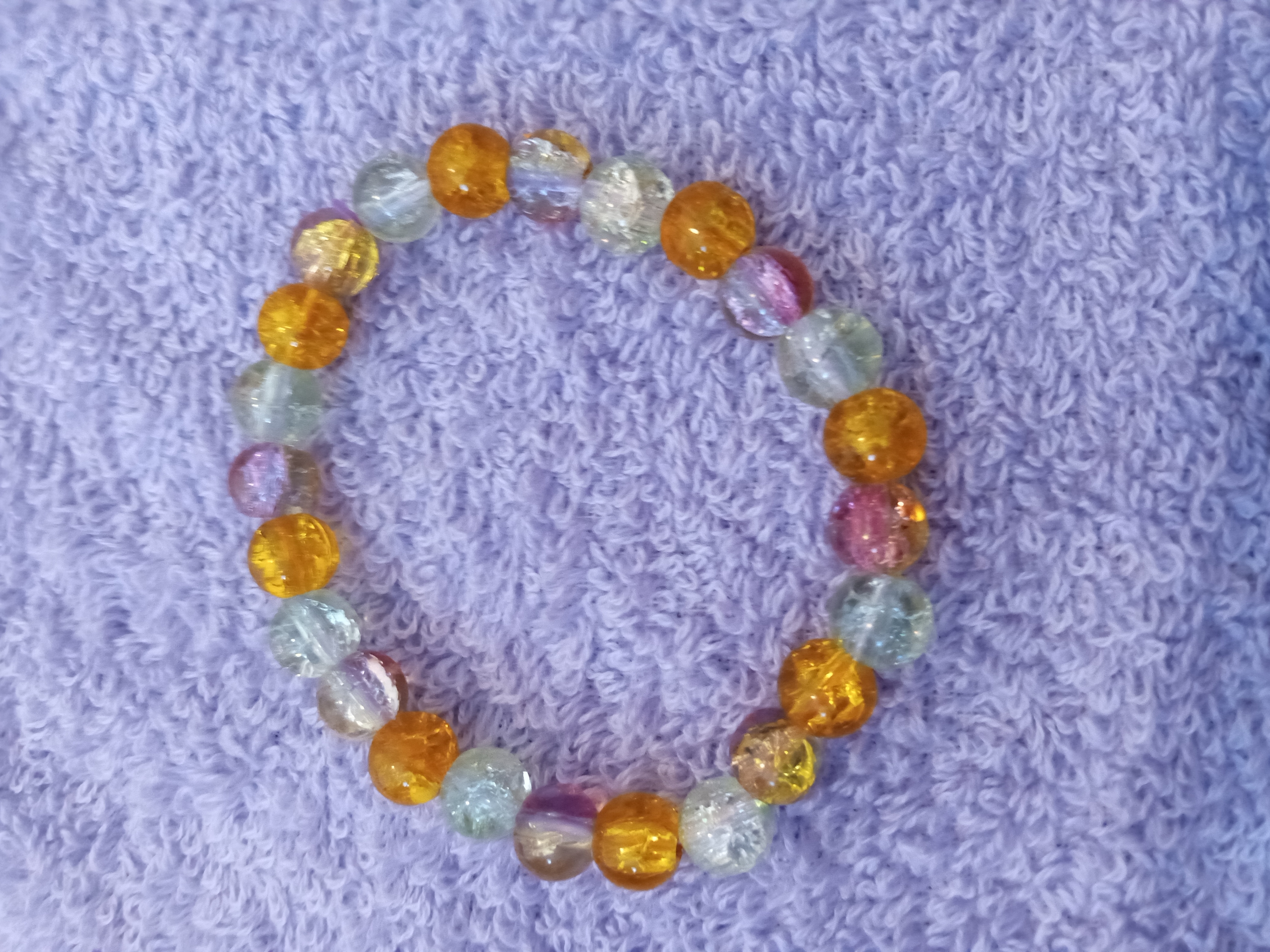 Glass stone bracelets