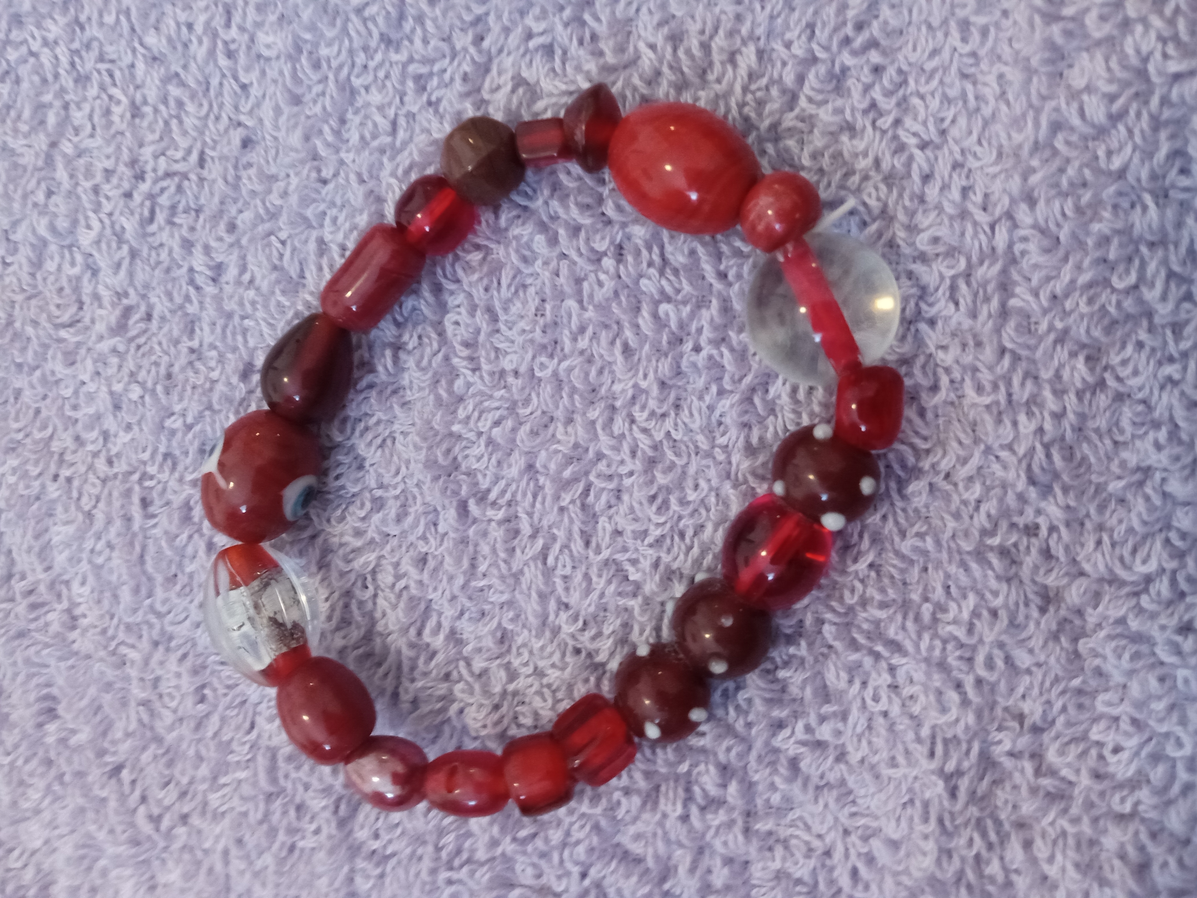 Glass stone bracelets