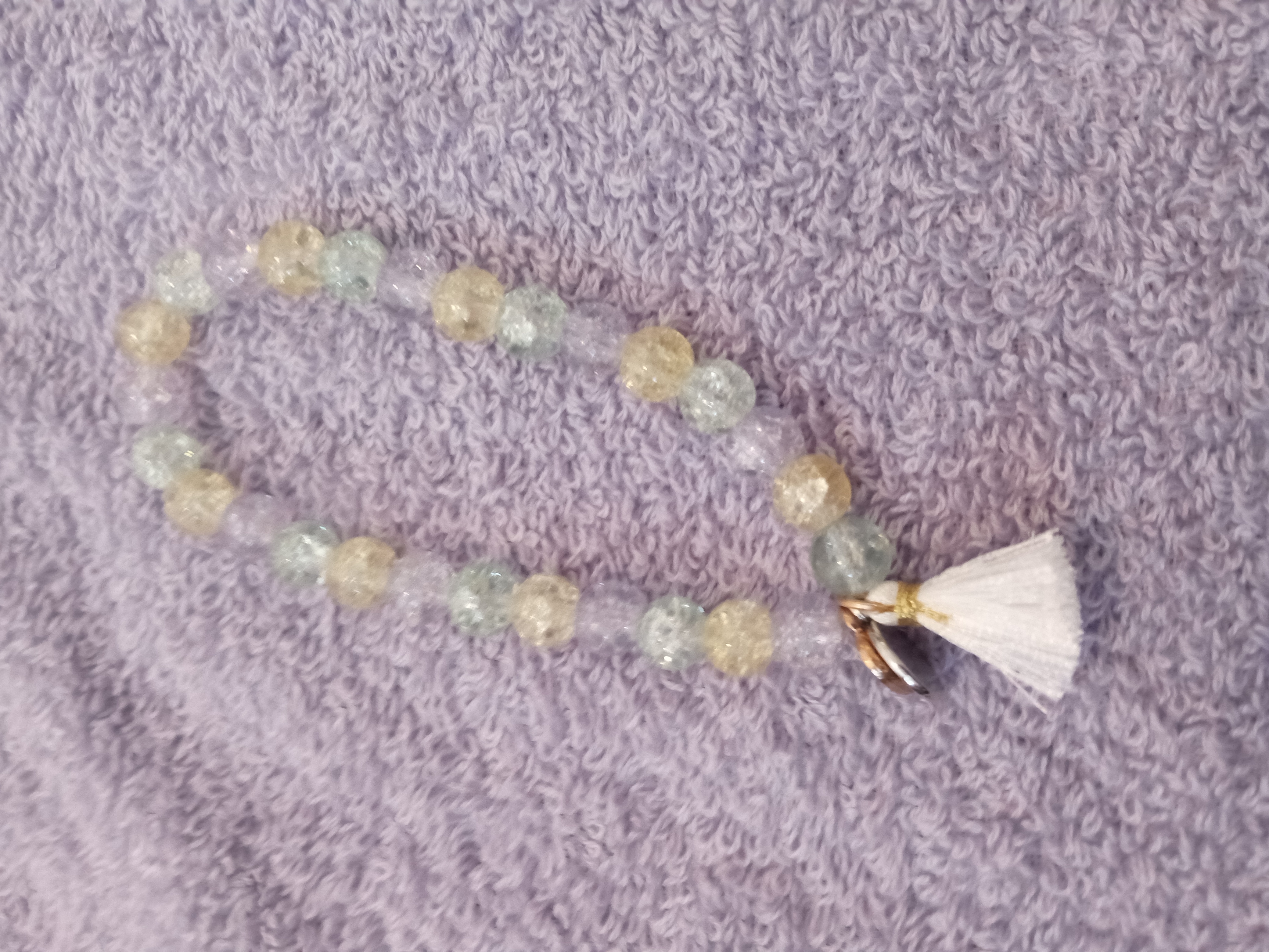 Glass stone bracelets
