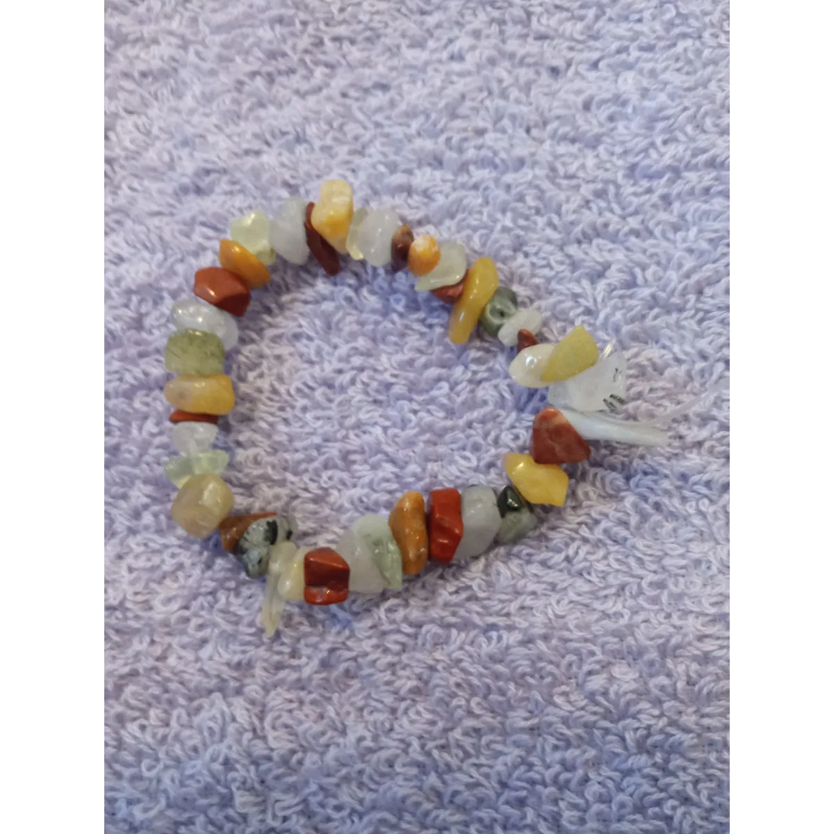 Gemstone chip bracelets