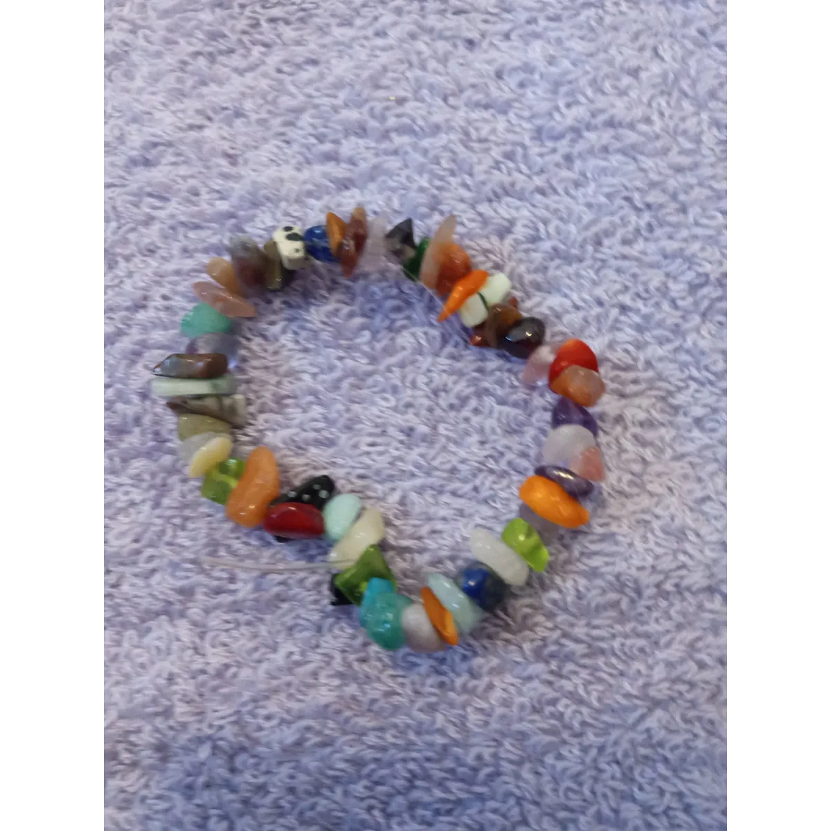 Gemstone chip bracelets