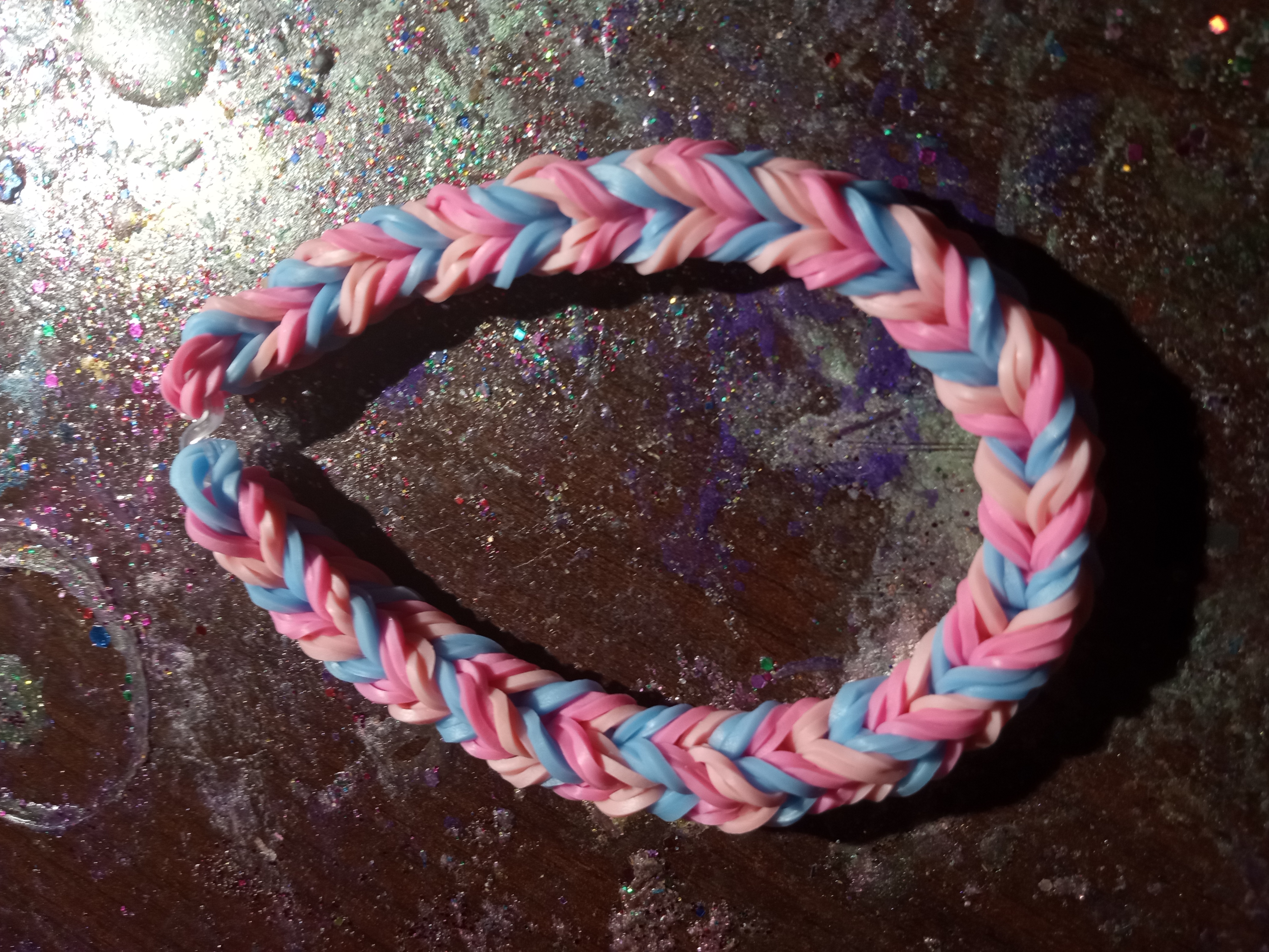 Double Fishtail Loom Band Bracelets