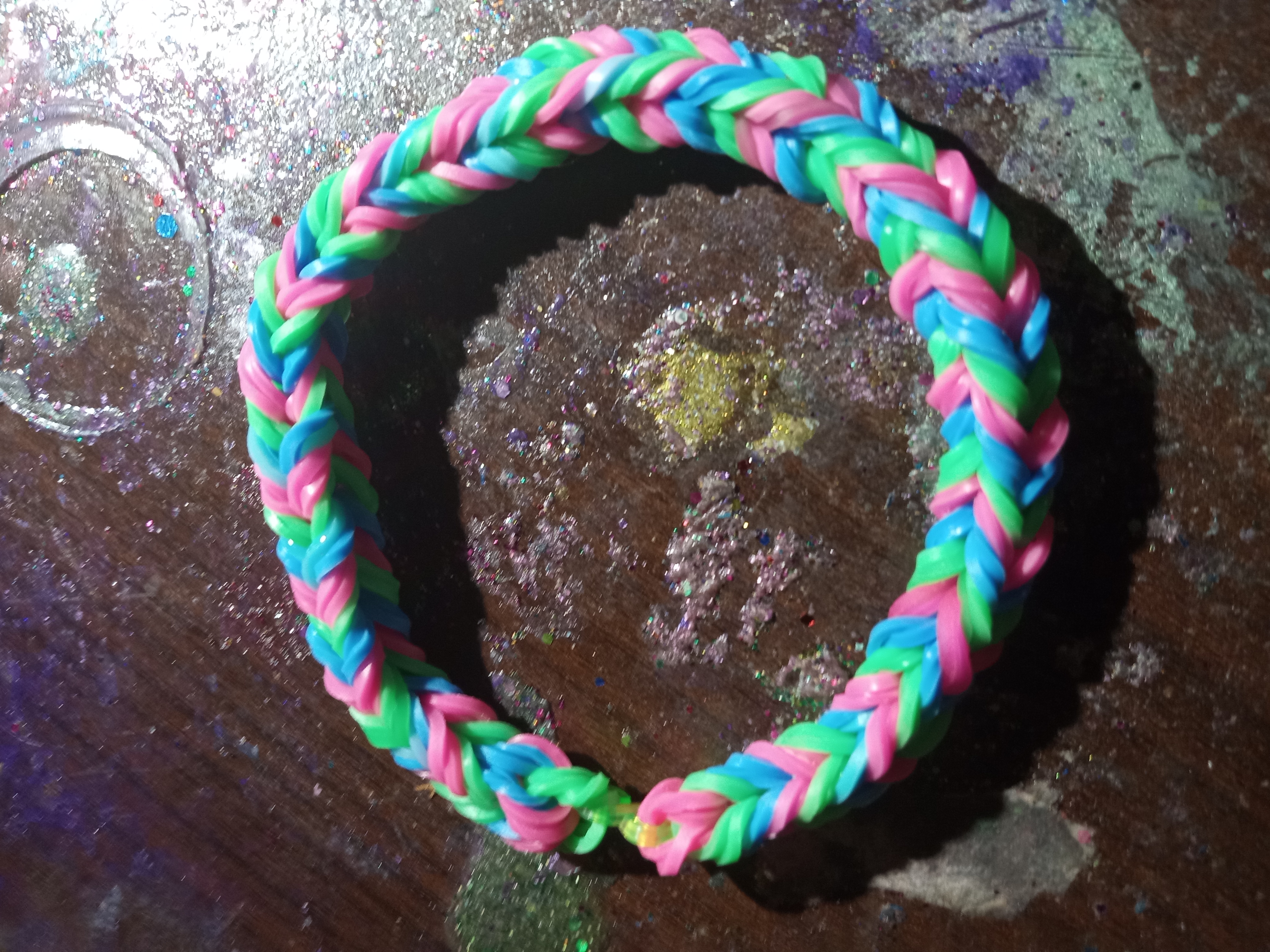 Double Fishtail Loom Band Bracelets