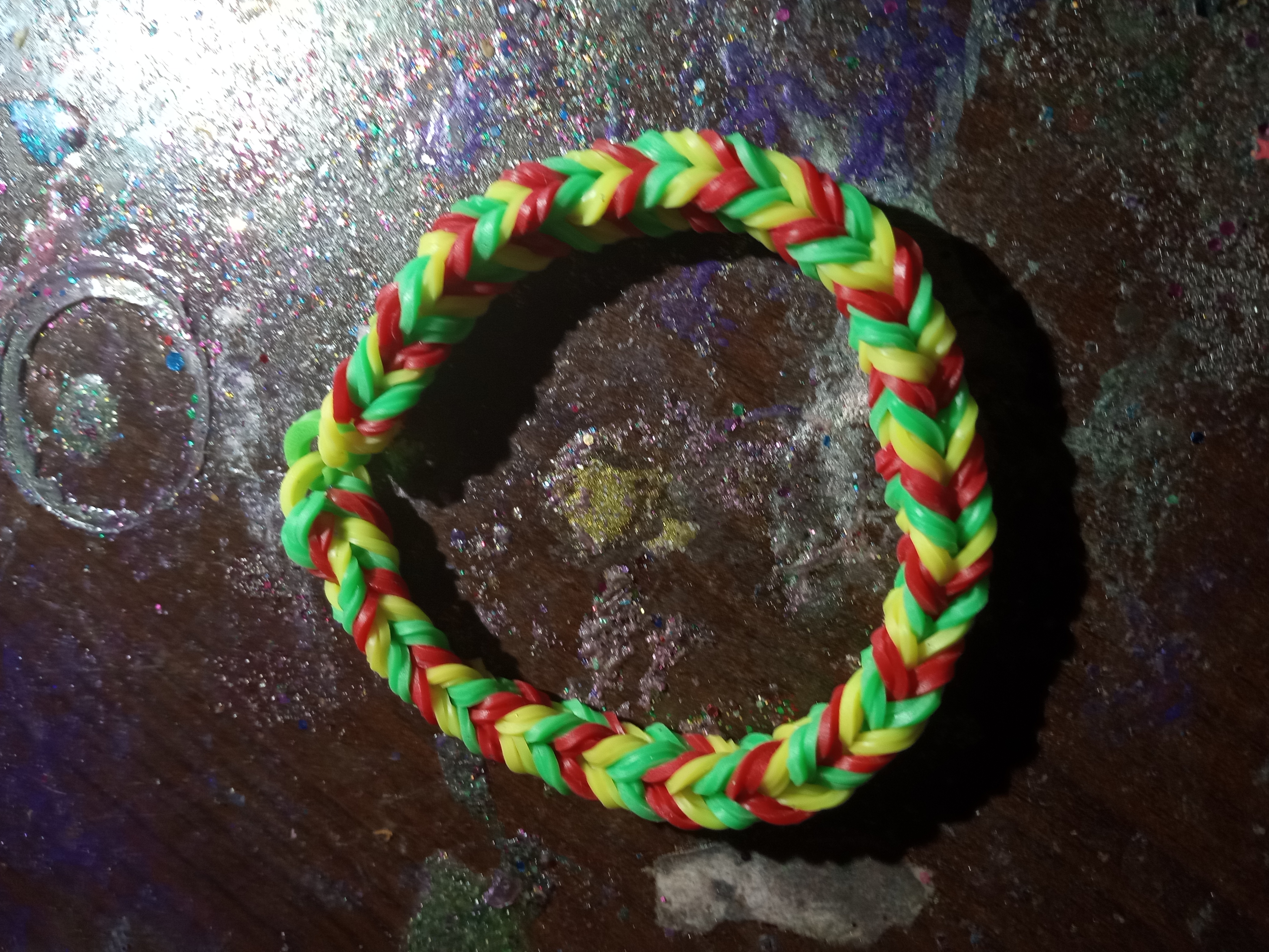 Double Fishtail Loom Band Bracelets
