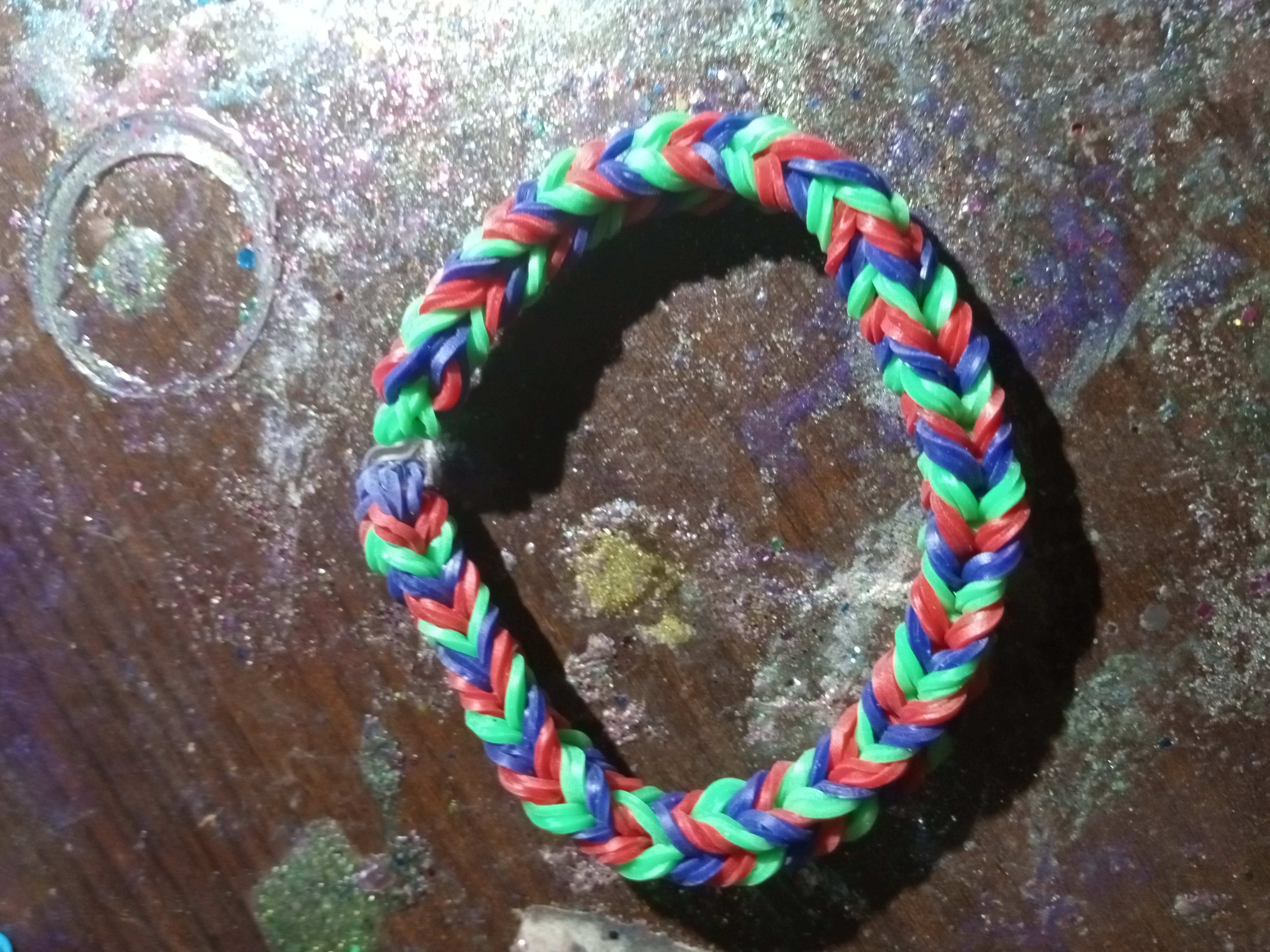Double Fishtail Loom Band Bracelets