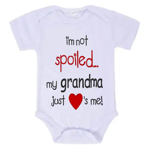 Funny Novelty White Babygro available in 4 sizes