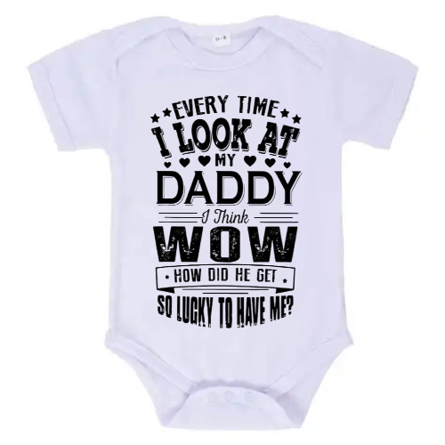 Funny Novelty White Babygro available in 4 sizes