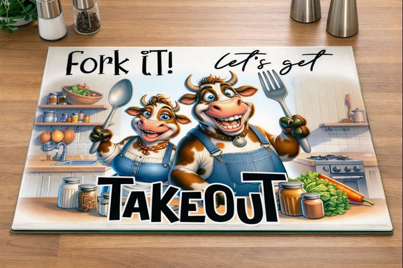 Textured Toughened Glass A4 Chopping Board