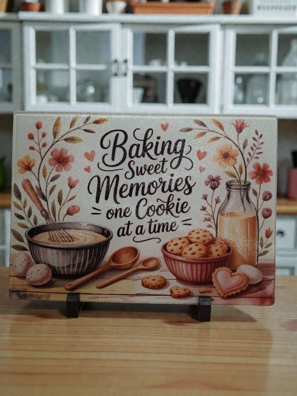 Textured Toughened Glass A4 Chopping Board