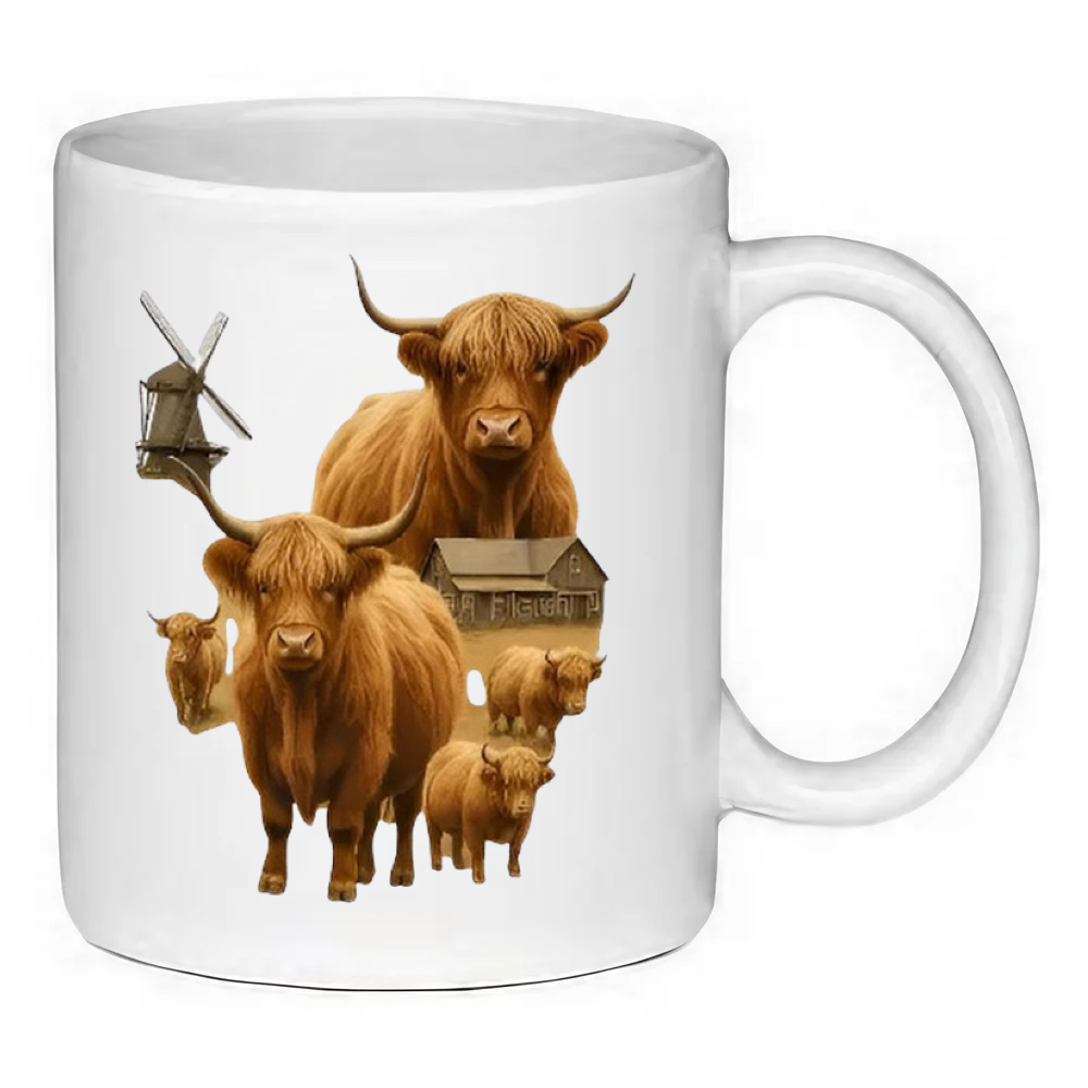 Custom Printed Funny 11oz Ceramic Coffee Mug/Tea Cup