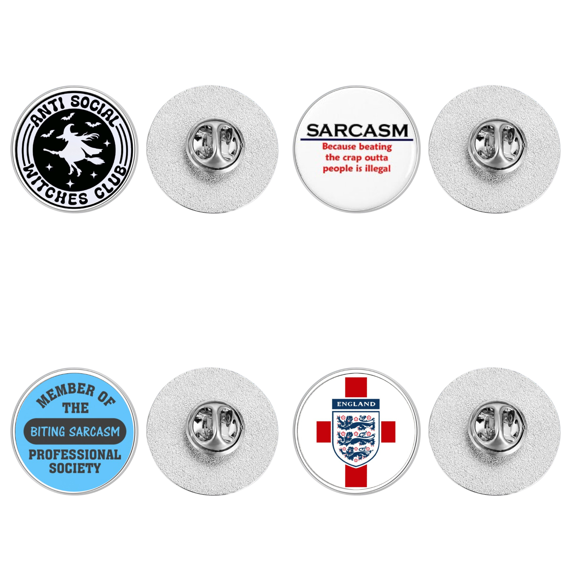 Custom Printed Pin Badge, Many Styles to Choose From