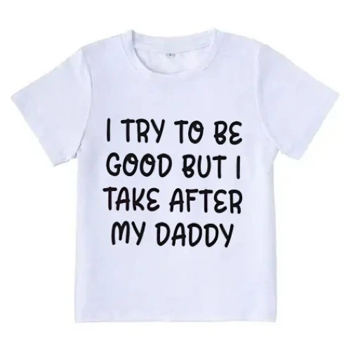 Children's Funny T Shirt available in 5 sizes Choose From