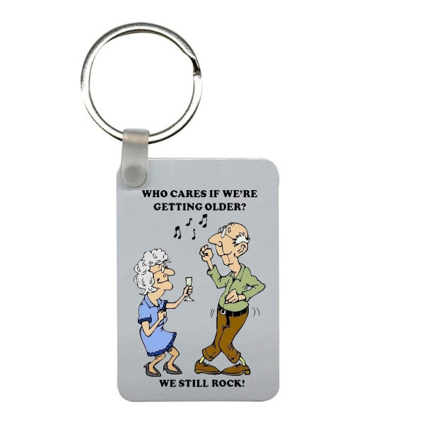 MDF Rectangle Keyring - MDF8