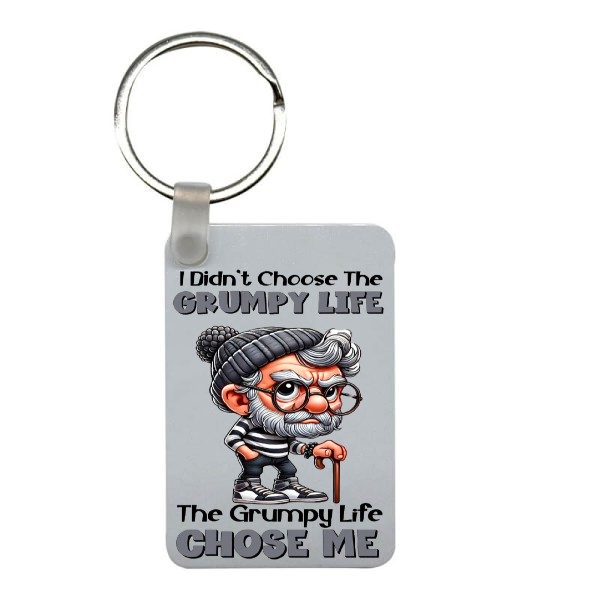 MDF Rectangle Keyring - MDF9