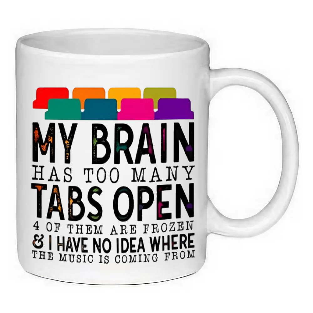 Custom Printed Funny 11oz Ceramic Coffee Mug/Tea Cup