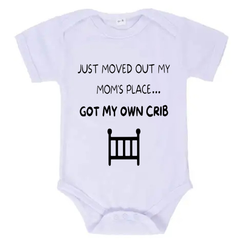 Funny Novelty White Babygro available in 4 sizes