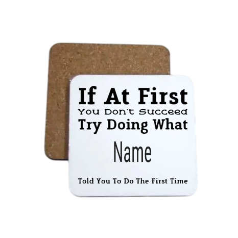 Novelty Funny Coffee Tea Drink MDF Coaster Coa2032