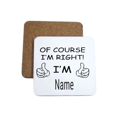 Novelty Funny Coffee Tea Drink MDF Coaster Coa2033