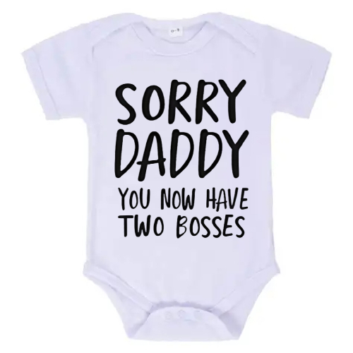 Funny Novelty White Babygro available in 4 sizes
