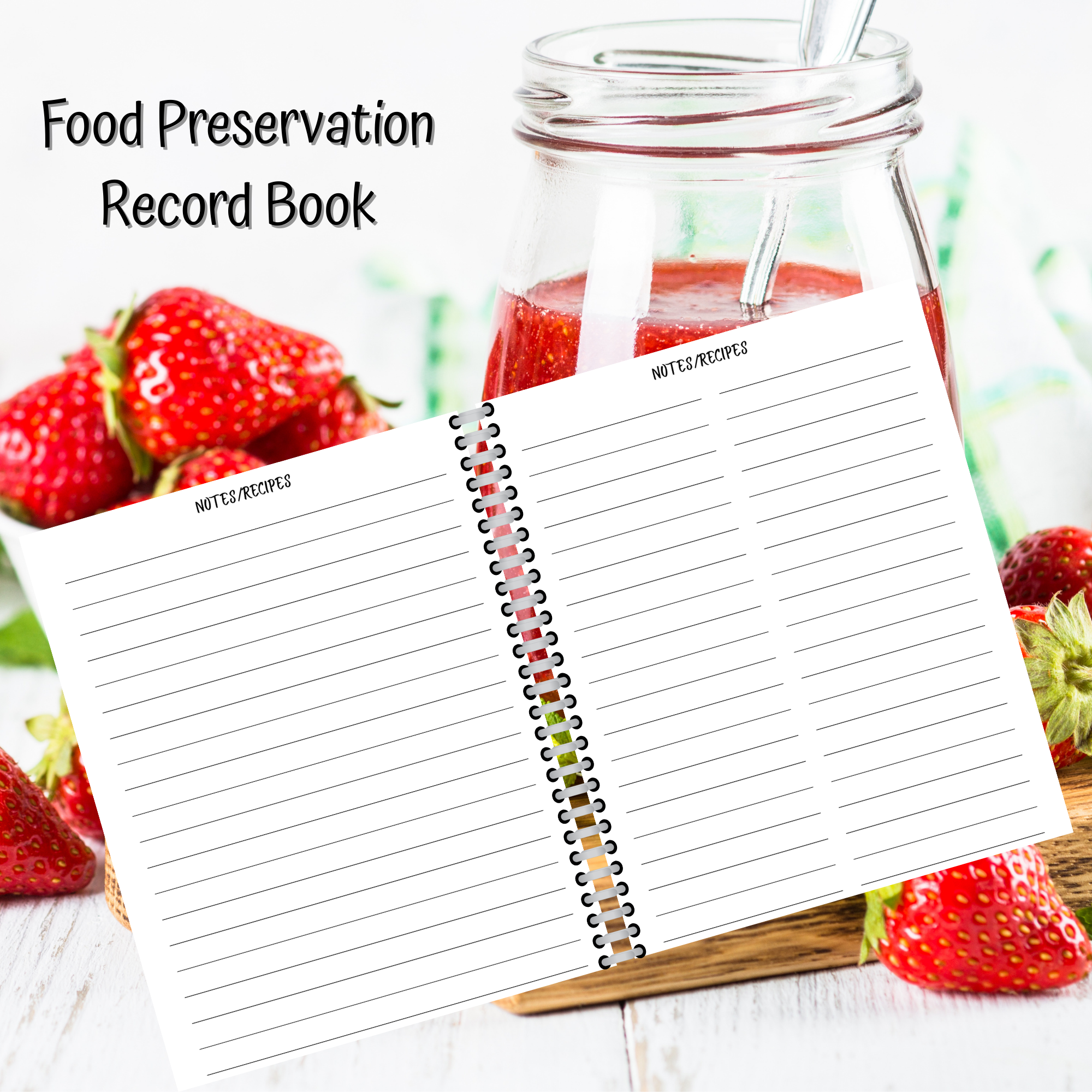 Food Preservation Record Book