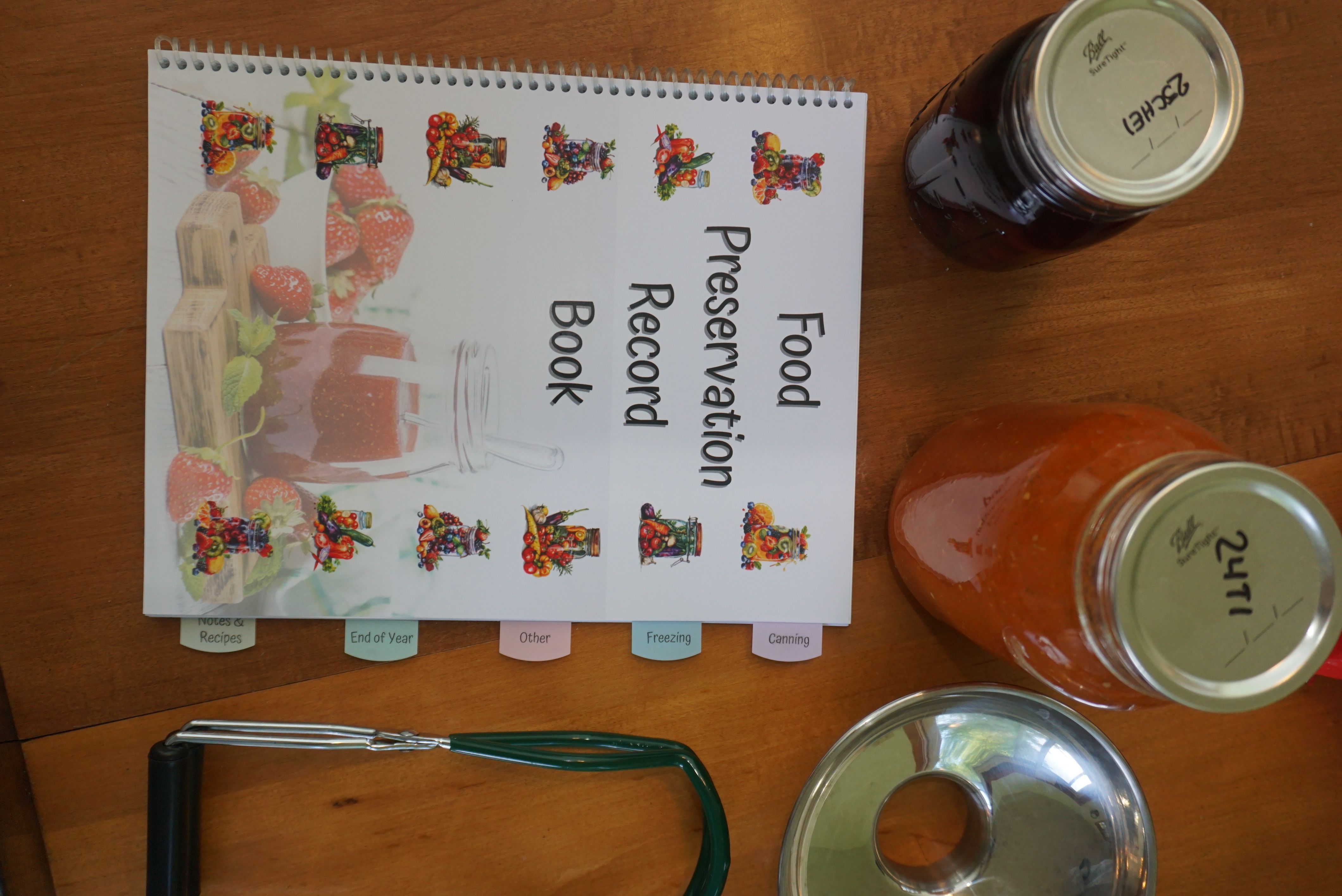 Food Preservation Record Book
