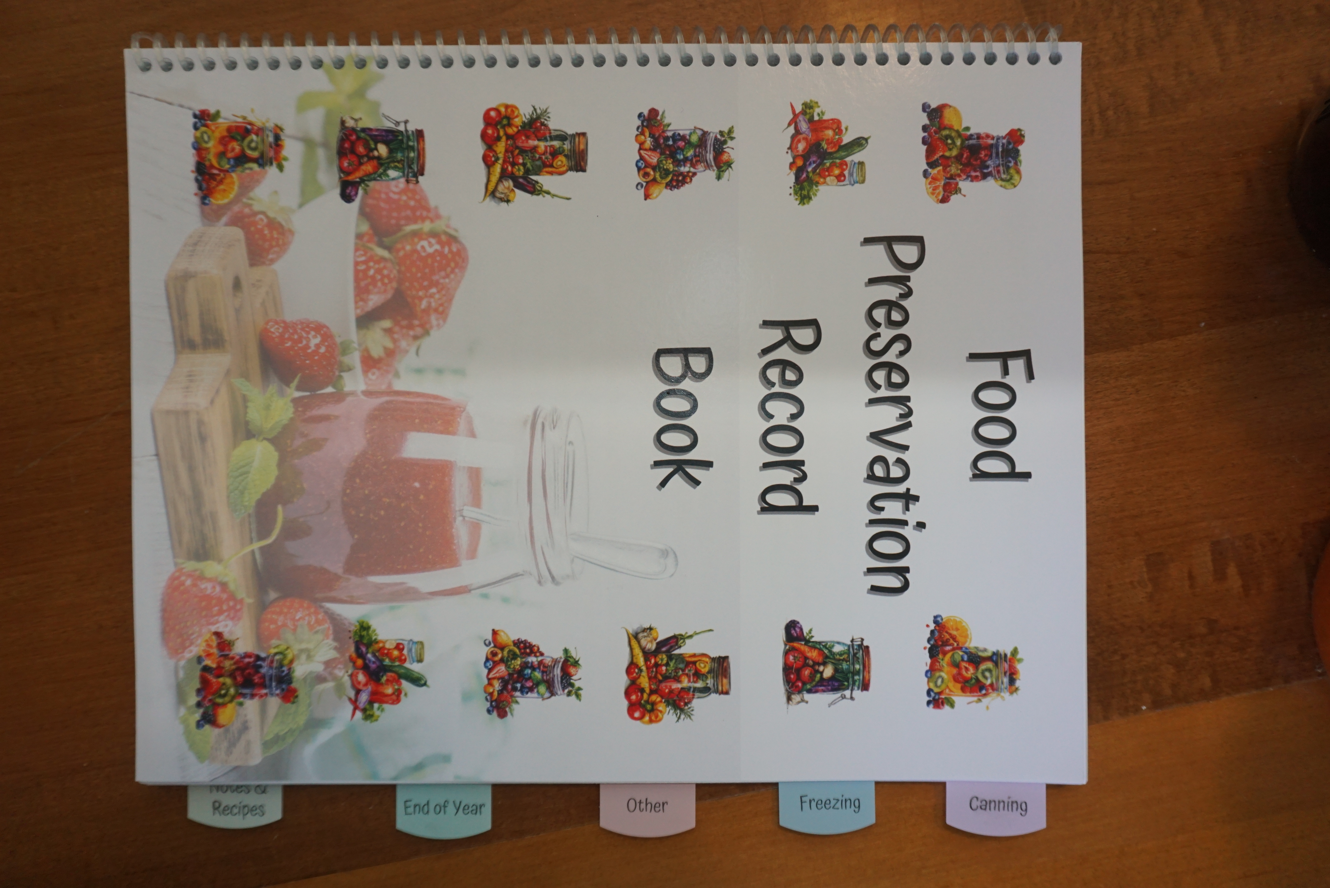 Food Preservation Record Book