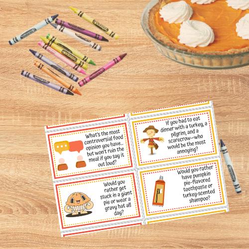 Funny Thanksgiving Conversation Starters - thanksgiving activities for children