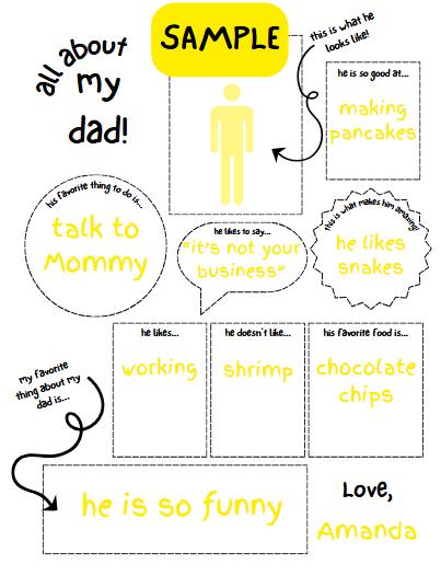 All About Bundle: Printable "All About" Mom, Dad, Grandma, Grandpa Activities | Perfect for Mother's