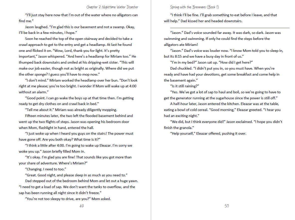 Book 1: Spring with the Brennans