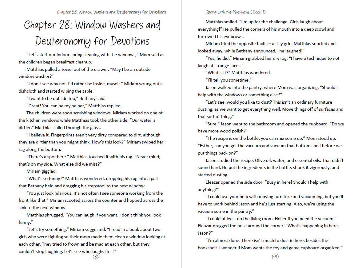 Book 1: Spring with the Brennans