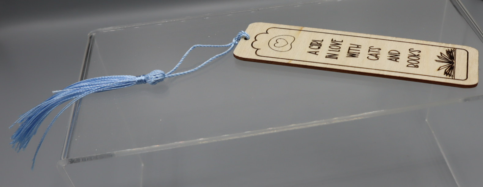 Laser engraved Book Mark 2