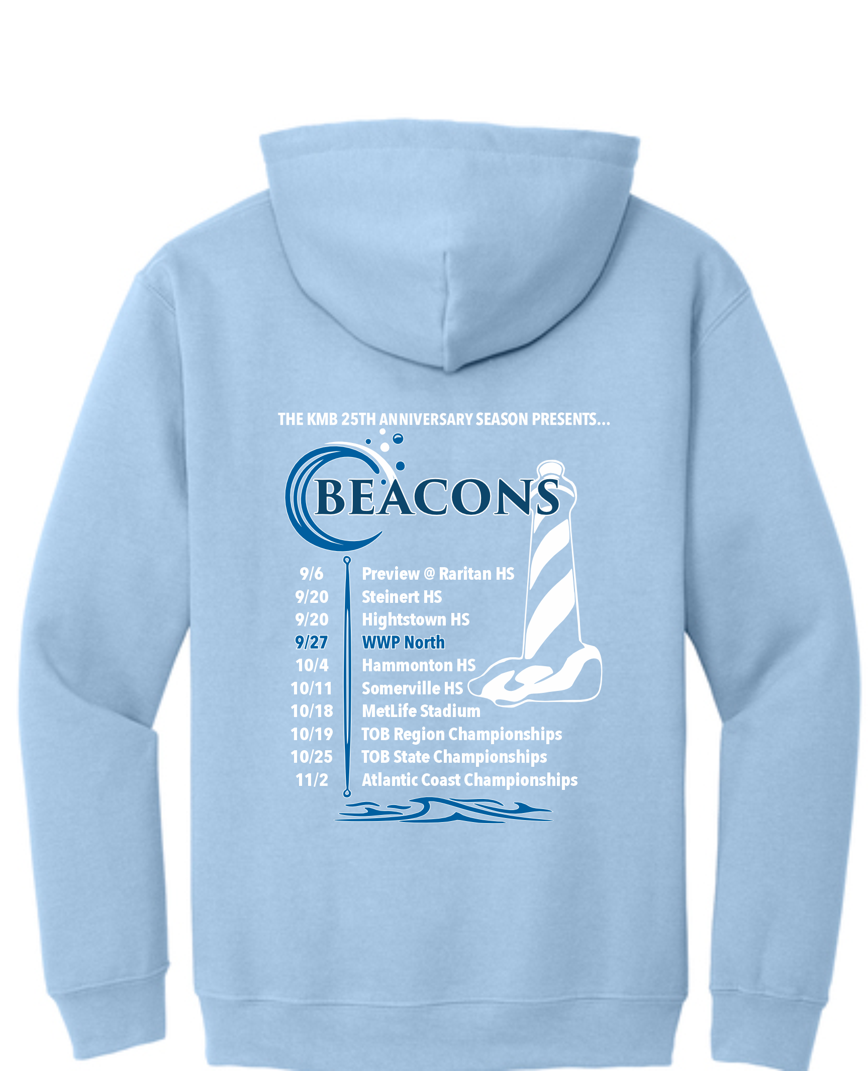 Beacons Light Blue Hoodie