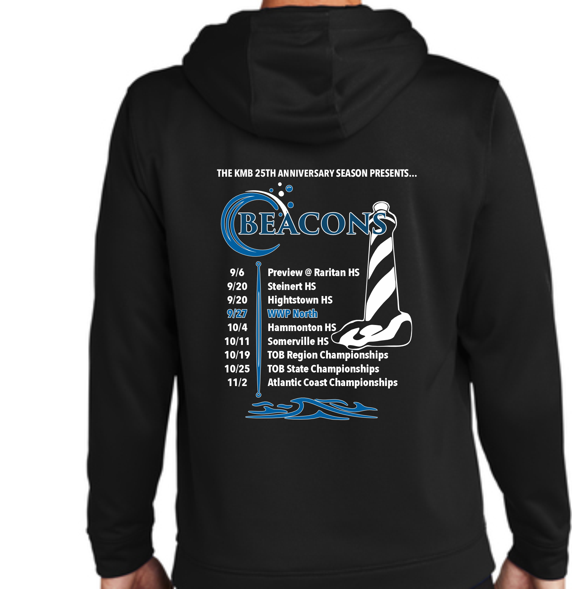 Beacons Black Sport-Tek Fleece Hoodie