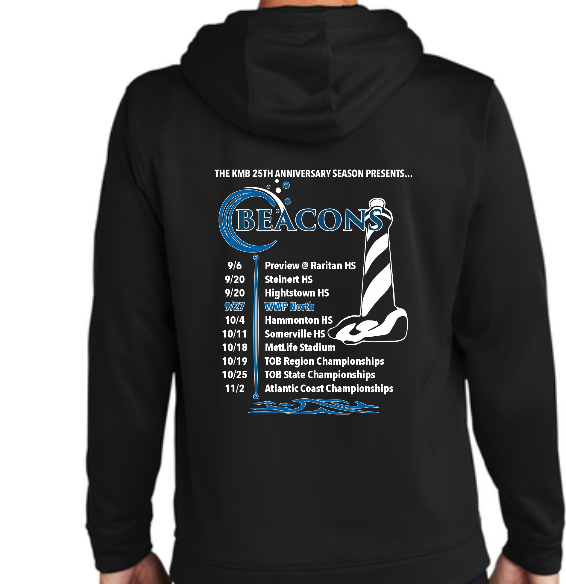 Beacons Black Sport-Tek Fleece Hoodie