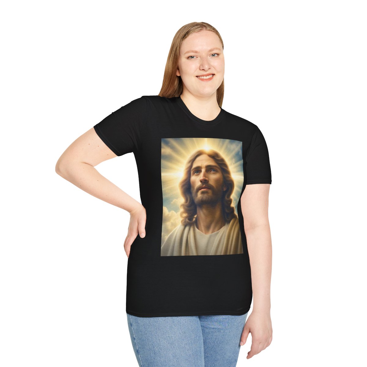 Heavenly Jesus Portrait T-Shirt